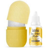 Fabskin Ice Roller For Face, Neck And Body | With Lemon & Honey Ice Roller Mixer 30Ml | Ice Roller For Face Massager | Face Ice Roller For Men & Women | Ice Cube Facial Roller Kit | For Skin Moisturizing & Soothing