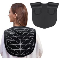 Maycreate Silicone Waterproof Hair Dye Shawl, Hair Cutting Collar With Guiding Lines, Cutting Mat For Hair Stylist, Barber Shop Hair Cutting Pad/Cape For Salon, Hair Cutting Tools Salon Accessories
