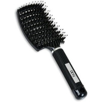 Zeyu Detangler Pain Free Boar Bristles | Hair Brush For Women, Men, Kids, Dry And Wet Detangling Hair Brush | Hair Brush For Men & Women | Flexible & Soft Nylon Bristles | Detangle Curling And Frizz Control Long Lasting Curles & Waves - For All Hair Types