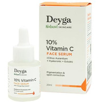 Deyga 10% Vitamin C Serum For Youthful & Glowing Skin | Stable & Effective |Targets Dark Spots, Dullness & Pigmentation | Highly Stable | Beginner Friendly Face Serum | 20Ml