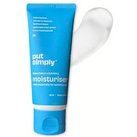 Put Simply Hydrating Gel Face Korean Moisturizer For Dry, Oily & Sensitive Skin With 3% Niacinamide, 7% Cica, Ceramides, Ha | Fragrance Free, Ultra Lightweight & Fast Absorbing | For Men & Women | 50 Ml