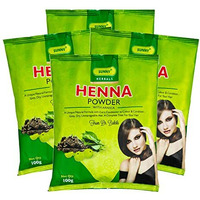 Sunny Henna Powder Fortified With Arnica, Bhringraj, Katha, Amla, Shikakai & Brahmi | With Extra Conditioner For Dry Hair, Natural Colour For Hair, Hands & Feet | For Women & Men 100 Gm (Pack 4)