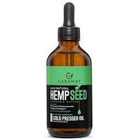 Caraway Organic Hemp Seed Oil Cold Pressed | Himalayan Hemp Oil Rich In Omega-3 And Omega-6 | Skin Repair | Fssai Certified | 118 Ml / 4 Oz