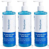 Be Bodywise 1% Salicylic Acid Body Wash 750Ml | Helps To Prevent Body Acne & Cleanse Skin | Paraben And Sls Free | Pack Of 3