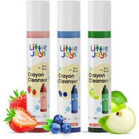 Little Joys Crayon Handwash - Set Of 3 (2-5 Years) | Strawberry, Green Apple, Blueberry Scented | Non-Toxic, Paraben Free, Sls Free, Alcohol Free