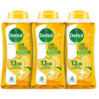 Dettol Body Wash And Shower Gel For Women And Men, Refresh (Pack Of 3 - 250Ml Each) | Soap-Free Bodywash | 12H Complete Odour Protection