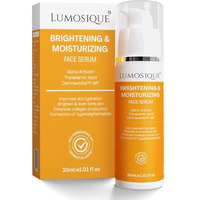 Lumosique Brightening And Moisturizing Face Serum For Hydrates, Brightens & Evens Tone Skin, Boosts Collagen & Corrects Hyperpigmentation | Oily, Dry, Sensitive & Combination Skin | Men & Women, 30Ml