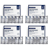 Nutriglow Natural's Advanced Pro Formula Skin Whitening Facial Kit For Skin Tone Coreection, Hyper Melanin Reduction, 10Gmx6 Each, Pack Of 4