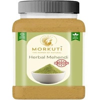 Morkuti 100% Natural Herbal Mehandi, Henna Powder,9 Herbs Mix Mehandi Powder For Soft, Silky & Shiny Hair 350 Gm