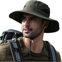Electomania Polyester Unisex Sun Protection Cap (Dd4949431_Army Green_Free Size)