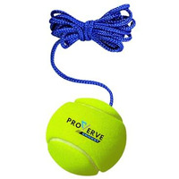 Proverve Hanging Tennis Ball For Kids | Cricket Hanging Ball For Practice | Easy To Hang & Ideal For Indoor And Outdoor Batting And Heavy Training | Swing Tennis Ball For Kids And Adults (Pack Of 1)