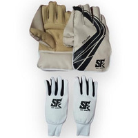Nylon Saifi Sports Sports Cricket Wicket Keeping & Inner Gloves For Youth & Mens Age Group,Multicolour