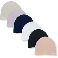 Yuv Pack Of 6 Men's, Women's And Kid's Cotton Skull Cap For Cycling And Bike Riding