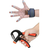 Gadget Deals Combo Of - Hand Grip | Finger Exerciser | Finger Extension | Hand Gripper | Finger Gripper | Finger Strengthener For Men And Women