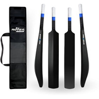 Proverve Cricket Turf Bat | Full Size Cricket Bat With Cover | Heavy Duty 850G Premium Plastic Tennis Bat With Cover And Performance Grip, Bats For Tournament Matches (Pack Of 1)