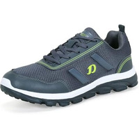 Doctor Extra Soft Memory Foam Mens Running Shoe With Eva Sole | Sports, Gym, Casual, School | Lightweight & Comfortable| Sneakers Lace-Up Athletics Loafer Gent's & Boy's D-2003, Grey