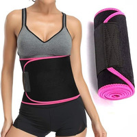 Slim Sauna Sweat Stomach Belt For Weight Loss Tummy Exercise Belly Fat Burner For Men And Women (Black)