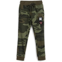 Alan Jones Clothing Boy's Regular Fit Mid Rise Cotton Blend Track Pant (Bjog-P38-Khaki-13.14Yrs_Khaki_13 Years-14 Years)