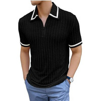 Greciilooks Regular Fit Plain Casual For Men Stylish Latest | Half Sleeve T Shirt (Gl-Mt-1143_Black