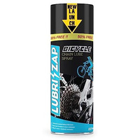 Lubrizap Bicycle Chain Lube Spray | Cycle Chain Lubricant Grease | Wear, Tear, Rust & Corrosion Resistance | Enhanced Bicycle & Bike Performance | Improves Chain Life | 225Ml - Formulation 1X