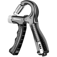 Hopz Adjustable Hand Grip Strengthener,Hand Gripper With Counter For Men & Women For Gym Workout Hand Exercise Equipment To Use In Home For Forearm Exercise,Finger Exercise Power Gripper-Up 5 To 60Kg