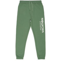Alan Jones Clothing Boys Solid High Rise Joggers Track Pants (Green_13-14 Years)