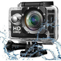 Sirgawain Action Camera 1080P 12Mp Sports Camera Full Hd 2.0 Inch Action Cam 30M/98Ft Underwater Waterproof Camera With Mounting Accessories (Cam3)