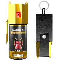 Pepper Spray For Men And Women (Pack Of 1) Golden Armor Ultra Extra Strong By Devil Will Cry Brand