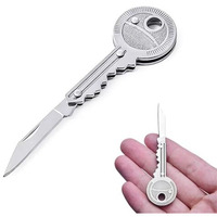 Zibuyu Folding Box Opener Cutter For Keyring Creative Stainless Steel Key Cutter