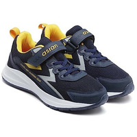 Asian Unisex-Child Navy Mustard First Walker Shoes - 5 Uk