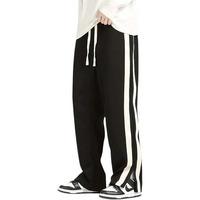 Greciilooks Mid Rise Regular Fit Track Pant For Men | Track Pants | Plain Track Pant| Trousers For Men (Gl-Tp-1129-M-Black)