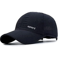 Handcuffs Unisex Nylon Sports Cap Adjustable Caps (Navy Blue,Free Size)