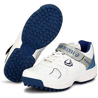 Pro Kvh Men's Cricket Spikes Shoes | Extended Plus Series With Maximum Energy Return, Upgraded For New Generation Of Cricket | Rubber Toe For Stability And Support 8Uk Blue