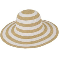 Fabseasons Polyester Chic Foldable Women's Sun Hat - Stylish Wide Brim Beach Cap For Summer Sun Protection - Packable And Versatile! For Poolside Lounging Or Beach Escapes,White,1,Free Size