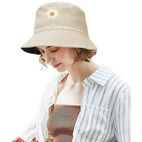 Alexvyan Sun Visor Hats For Women Uv Protection Wide Brim Summer Cap For Girls Hat Uv Protection Breathable Casual Beach Hat, Sun Protection Cap For Women (Beige And Black Reversible)