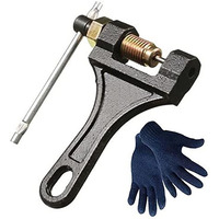 Inditrust Bicycle Chain Pin Remover Chain Breaker With Gloves Bike Link Breaker Splitter Mtb Cycle Repair Tool Bicycle Chain Puller Link Extractor Cycling Repair