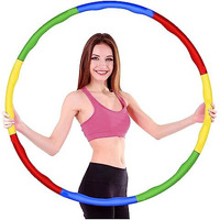 Signamio Collapsible Hula Hoop For Weight Loss And Fitness - Inter-Lockable Pieces, Exercise Ring For Kids And Adults, Unisex Hula Hoop For Women And Men, Perfect For Gymnastics And Fun