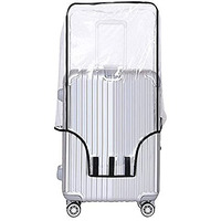 Sharp Cn 24 Transparent Protective Zipper Pvc Dust Proof Cover For Hard/Plastic Body Luggage/Suitcase Trolley Bags | Hard 2 | Size: 24