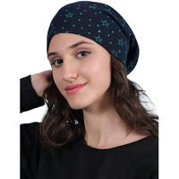 Mack Jonney Cotton Regular Fit Navy Women Beanie Cap(Pack Of 1)-Vimal635811 Free Size