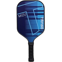 Tanso Mizu Fiberglass Pickleball Paddle With Free Paddle Cover (230 Grams, Polypropylene Honeycomb Core) - Prussian Blue