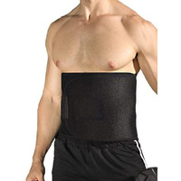 Belionera Body Slim Look Belt Up To 45 Inch, Men's And Women's Waist Trimmer Slimming Neoprene Ab Belt Trainer For Faster Weight Loss Fat Burner Tummy Exercise (Neoprene, 1) Black