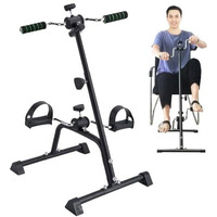 Proberos Pedal Exerciser Bike Hand Arm Leg And Knee Peddler Adjustable Fitness Equipment For Seniors, Elderly Home Pedal Exercise Bike For Total Body, Adjustable Height & Resistance Pedal