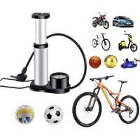 Voracia Cycle Air Pump For Bicycle And Bike Foot Activated Pump Machine For High Pressure Cycle Air Pump For Bicycle, Football Pump, Pump For Cycle Tyre