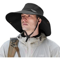 Proberos Upf50+ Sun Hat For Men & Women, Lightweight Quick-Dry Booney Hat With Breathable Mesh, Wide Brim, Chin Strap, Water Proof, Uv Protection For Fishing, Hiking, Travel & Outdoor Adventures