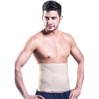 Dermawear Men Blended Tummy Tight Shapewear For Abdomen (A-303_Cream, Medium)