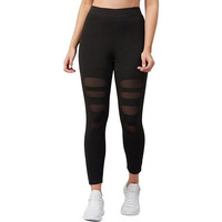 Blinkin Women's Skinny Fit Gym Pants Black Xl