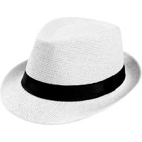 Clothera Men's Jute, Cotton Hat (Ca-Hsm-001_White_Free Size)