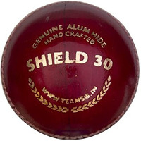 Sg Shield 30 Four-Piece Water Proof Cricket Leather Ball (Red)