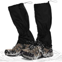 Gustave Gaiters For Hiking, Climbing, Leggings, Trekking, Waterproof Windproof Sandproof Adults Hiking Gaiters, With Secure Fasten Belt Adjustable Hiking Gaiters Lightweight Gaiters (1 Pair)