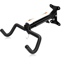 Proberos Bike Cycle Wall Mount Stand Rack, Garage Bike Rack Wall Mount Organizer Bicycle Hanger Storage System, Retractable Wall Mounted Rack For Mbt, Road Bike, Kids Bike Indoor Storage